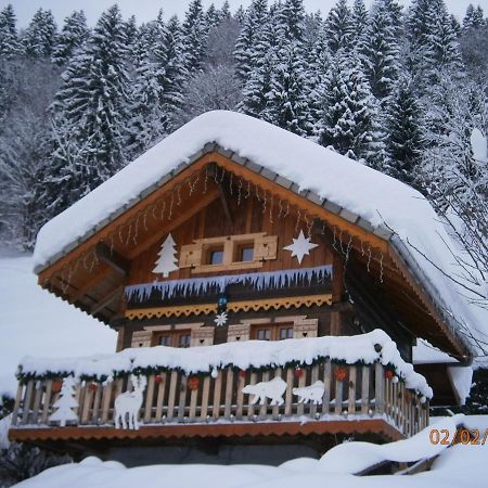 Chalet Fleur Des Neiges Saint-Jean-dʼAulps 外观 照片
