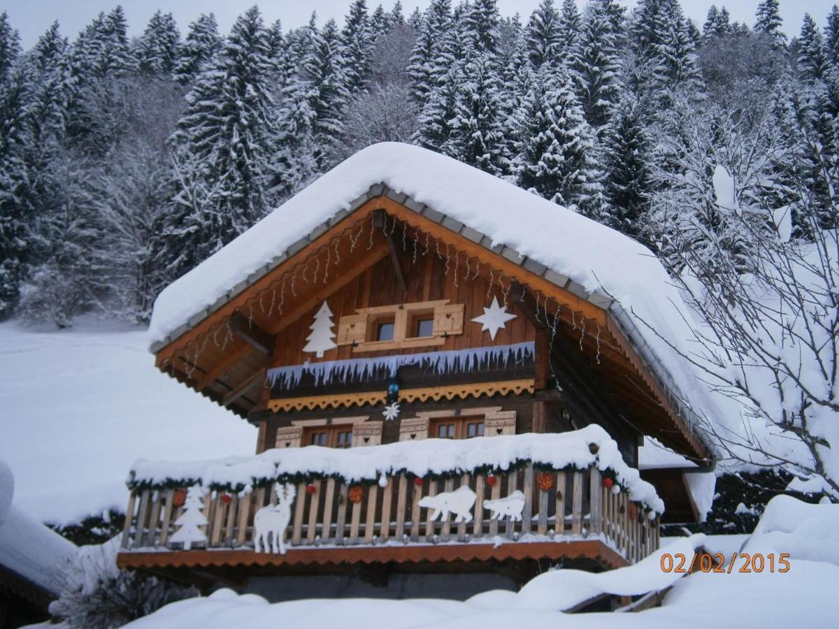 Chalet Fleur Des Neiges Saint-Jean-dʼAulps 外观 照片